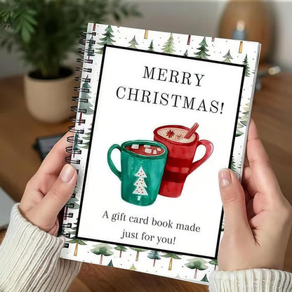 ✨Christmas Promotion 49% OFF -🎁DIY Spiral Bound Christmas Gift Card Album Book