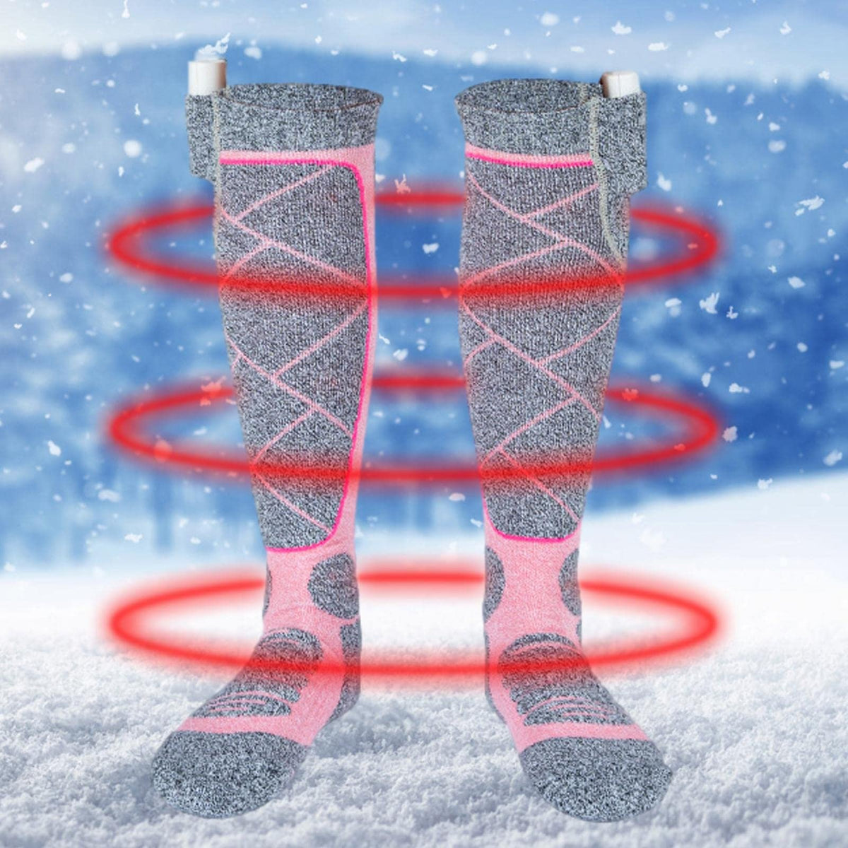 Rechargeable Heated Socks for Men Women