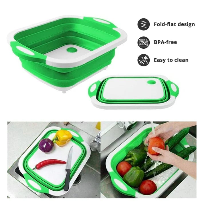 🔥🌡️Last Day Promotion 59% Off🍗🥗BBQ & Meal Prep Tub | Collapsible Prep Tub🍖🏕️
