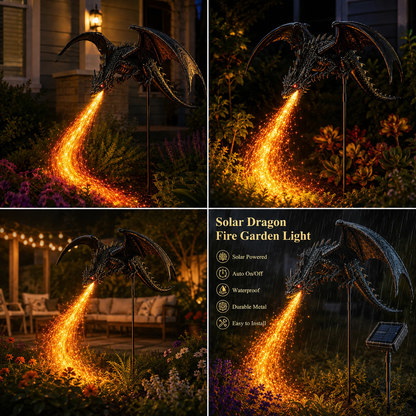 ⏳ Last Day 49% OFF🐉2027 Dragon’s Ember Solar Garden Decor