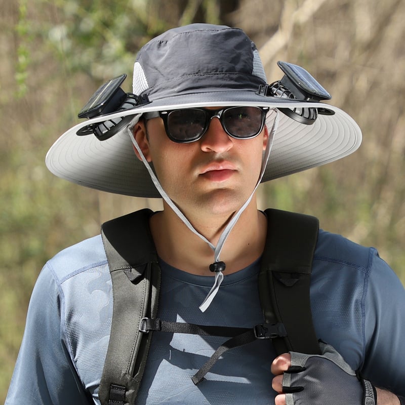 🎁 2026 NEW 3-Fan Solar Cooling Hat – The Father's Day Gift He'll Actually Use 🌬️☀️