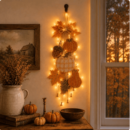 🔥LAST DAY 43% OFF - 🎃Rustic Harvest WoodenDoor Hanger
