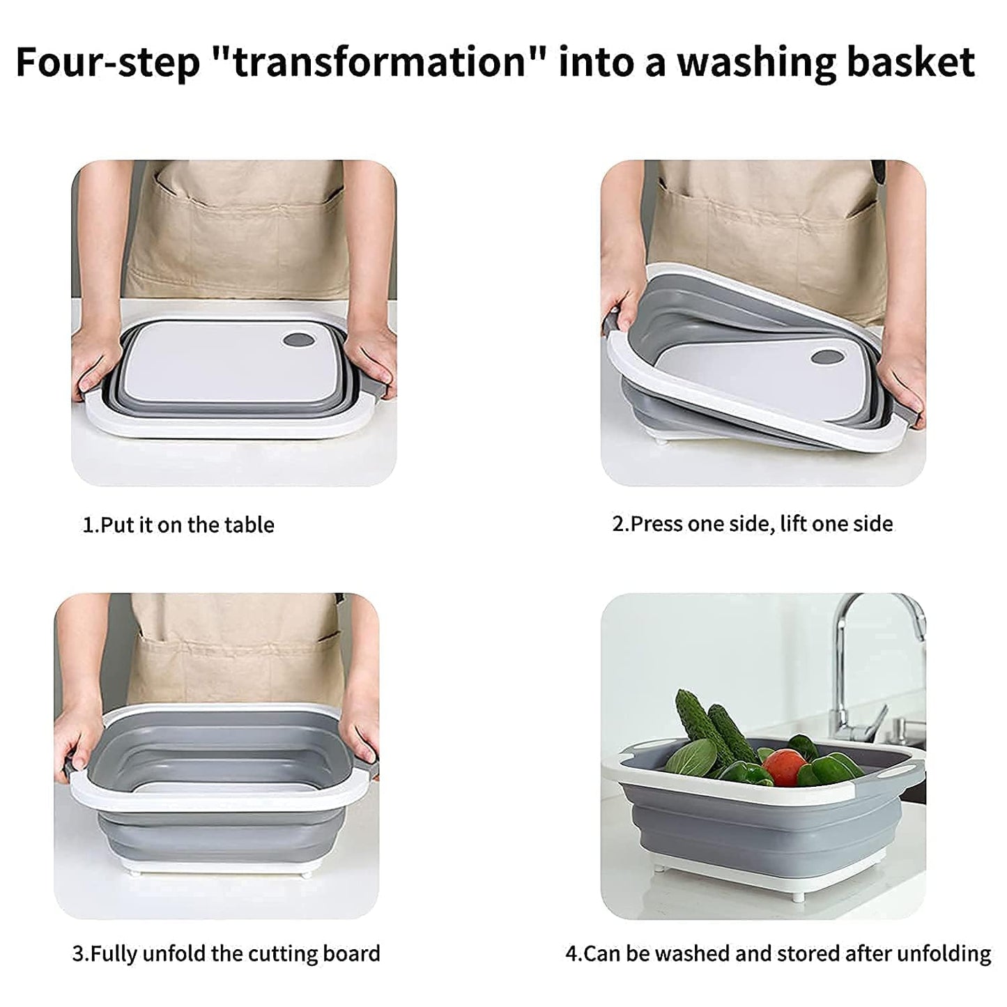 🔥🌡️Last Day Promotion 59% Off🍗🥗BBQ & Meal Prep Tub | Collapsible Prep Tub🍖🏕️