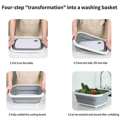 🔥🌡️Last Day Promotion 59% Off🍗🥗BBQ & Meal Prep Tub | Collapsible Prep Tub🍖🏕️