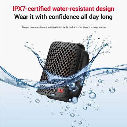 🔥80g Ultra-Light Magnetic Clip-On Speaker – IPX7 Waterproof & TWS Stereo for Outdoor & Travel