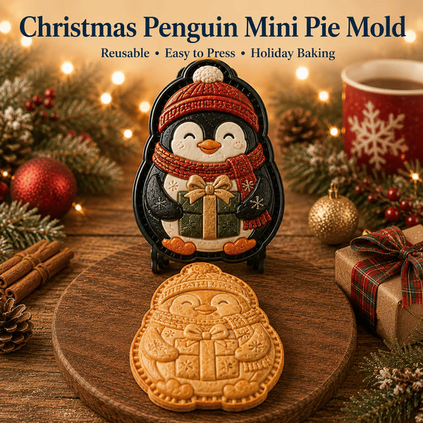 🎅16-Design Christmas Mini Pie Molds- 3D Printed Fidget & Baking Tools for Winter Party Treats & Gifts