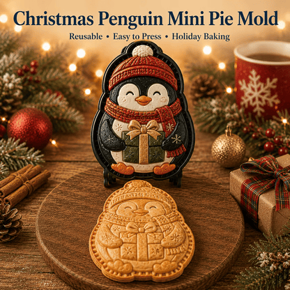 🎅16-Design Christmas Mini Pie Molds- 3D Printed Fidget & Baking Tools for Winter Party Treats & Gifts