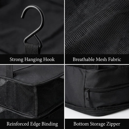 🧳 Travel Hanging Closet Organizer Bag with Hooks & Compression Straps