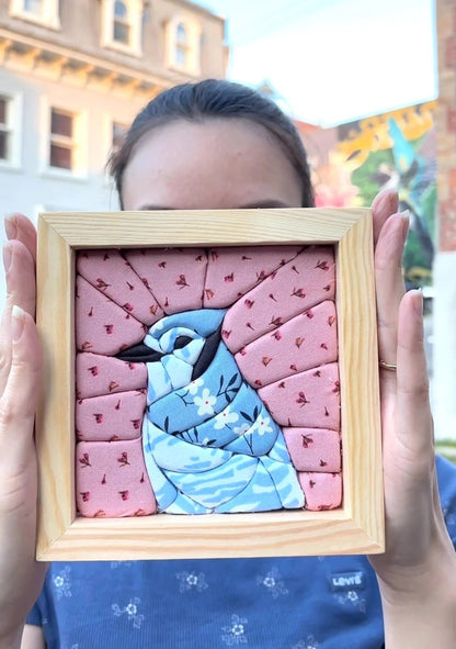 🧵 DIY Kinusaiga Fabric Art Kit – No-Sew Japanese Textile Craft with Nature-Inspired Designs