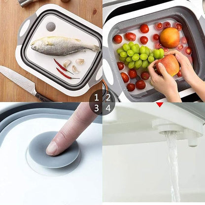 🔥🌡️Last Day Promotion 59% Off🍗🥗BBQ & Meal Prep Tub | Collapsible Prep Tub🍖🏕️