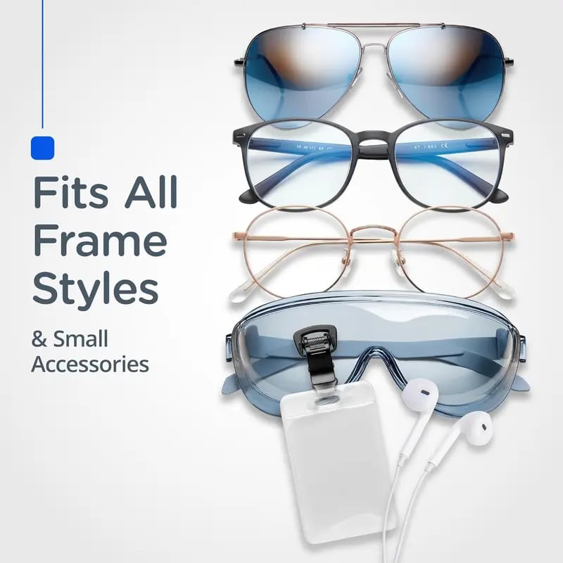 💥Buy 1 get 2 free 🔥Magnetic Eyeglass Holder - Stainless Steel Glasses Clip for Shirts & Pockets