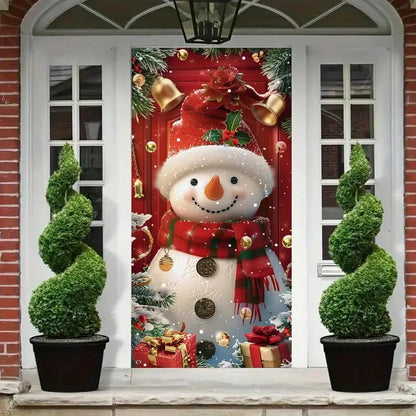 🎅Santa Claus Christmas Door Banner – 🎉Festive Holiday Entrance Decoration