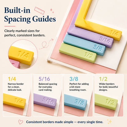 ✨ Create Perfect Handmade Cards – Alignment Guide Set for Clean & Balanced Crafting