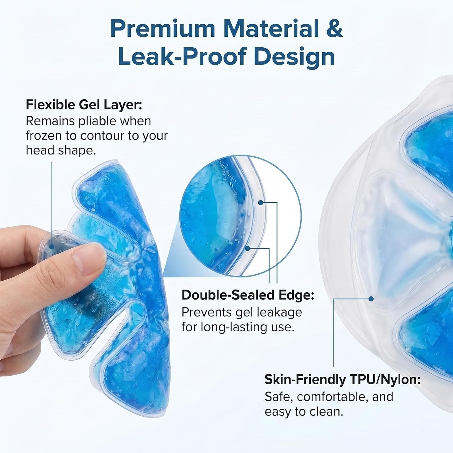 Ice Pack for Hard Hat(2PCS)