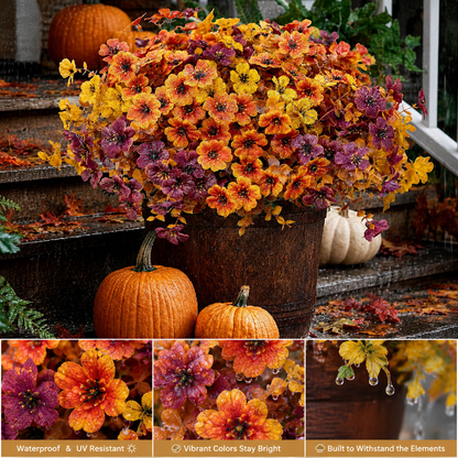 🍁Fall Outdoor Artificial Flowers - Harvest Festival Decorations