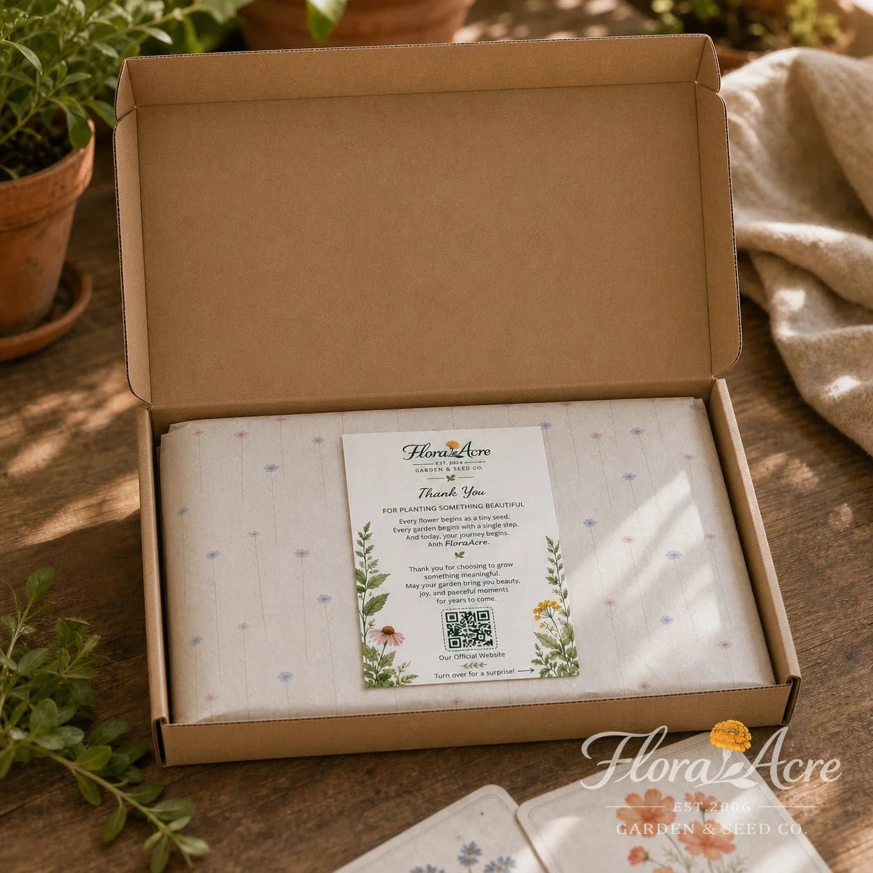 Plantable Botanical Cards