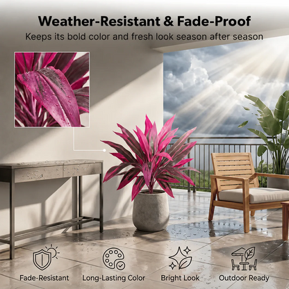 🔥Last Day 50% OFF🔥Large Realistic Artificial Boston Fern & Dragon's Blood Tree Plants
