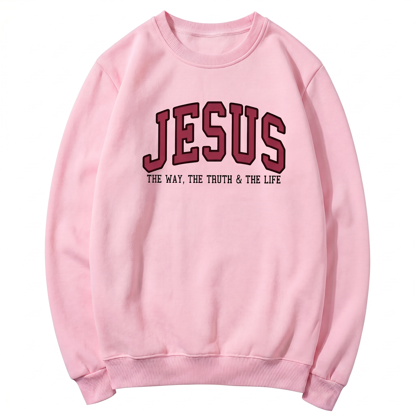 Jesus The Way The Truth and The Life Varsity Sweatshirt