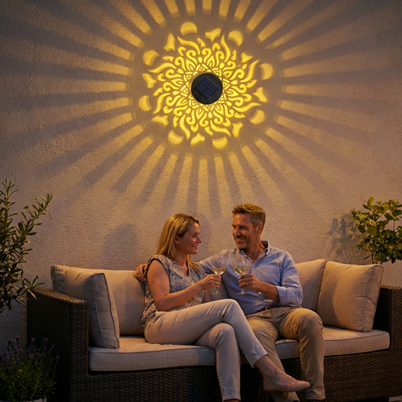 💡💓Surprise Price: Only $15.99!!🔥Solar-Powered Mandala Projector Light🎁🏠