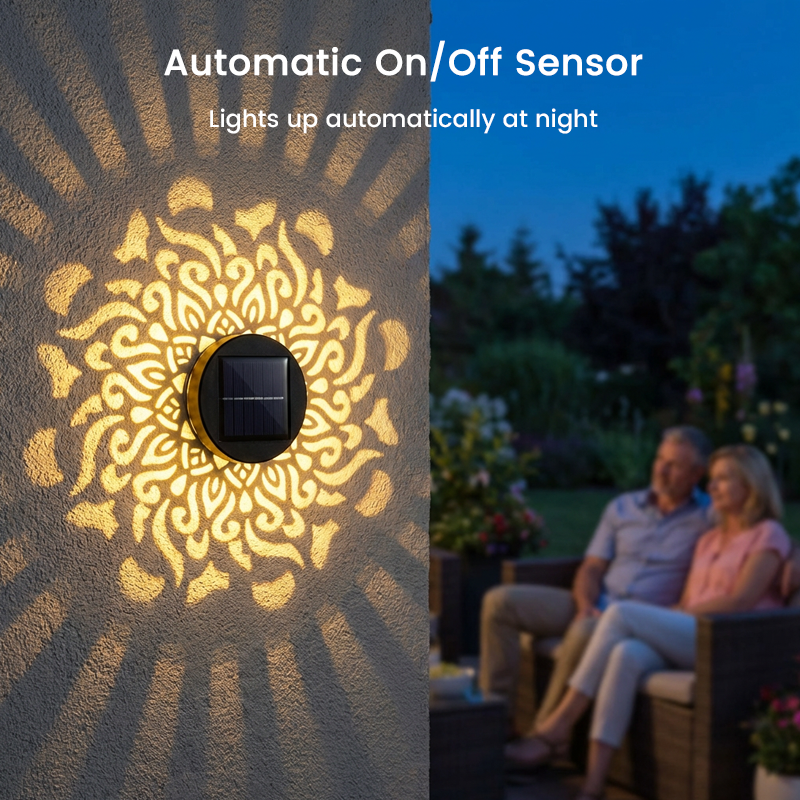 💡💓Surprise Price: Only $15.99!!🔥Solar-Powered Mandala Projector Light🎁🏠