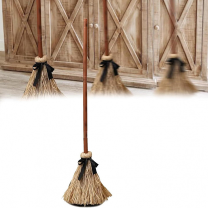 📢📢50% OFF !!⏰🧙 Animated Witch Broom Halloween Decoration with Lights and Sound